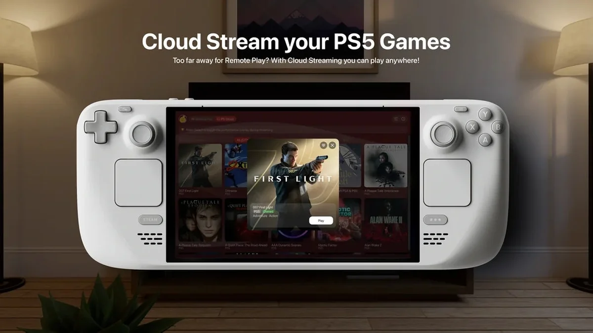 Теперь можно транслировать игры из PS Plus на Steam Deck без владения PS5 и покупки PS Portal