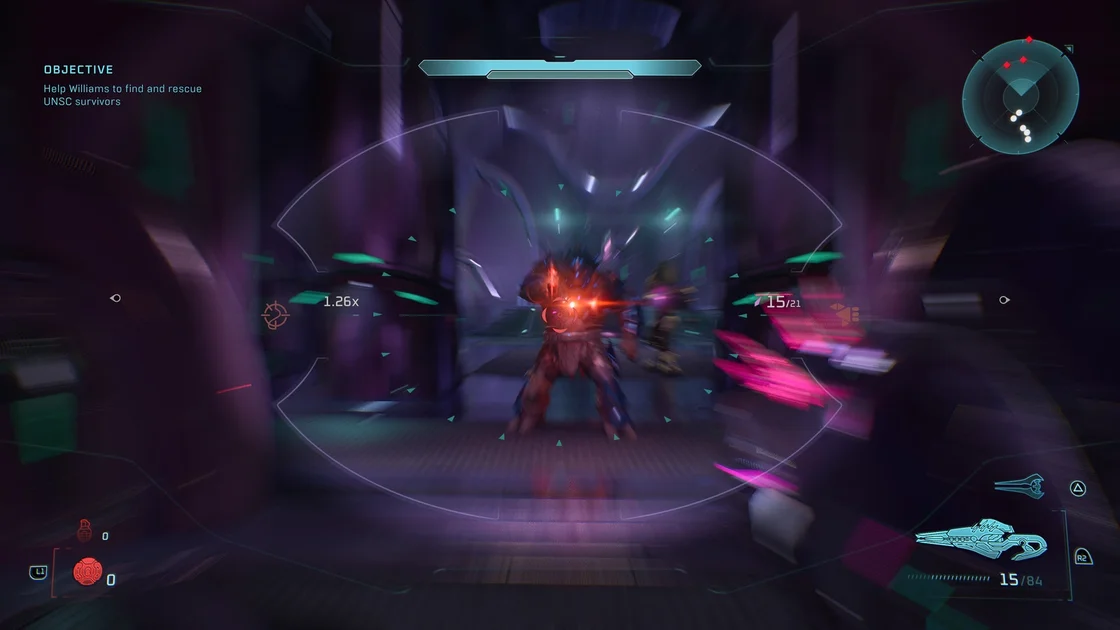 Scoped sniper shot in Halo Campaign Evolved