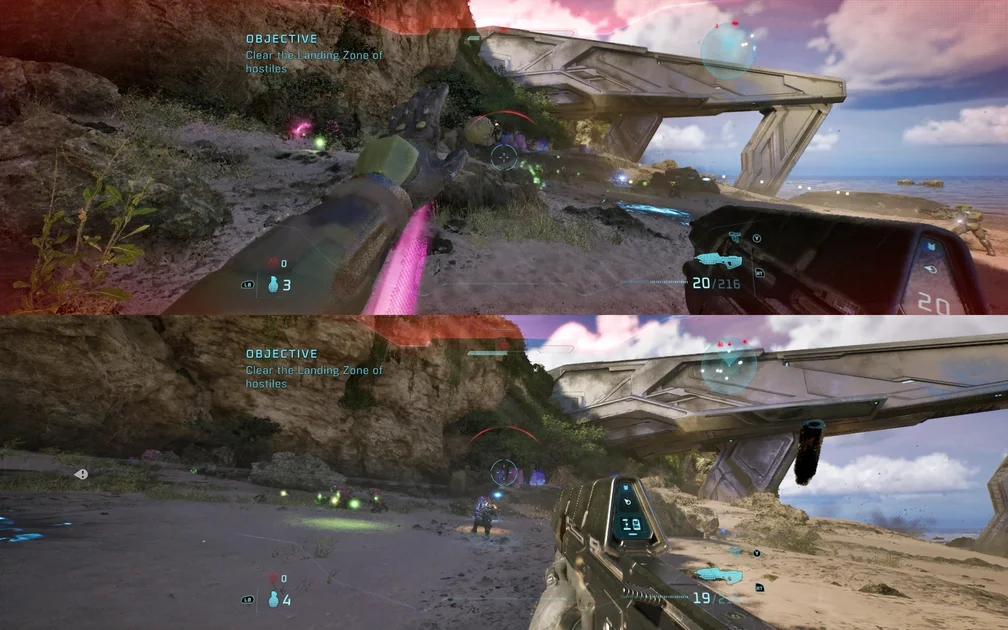 В Halo: Campaign Evolved нет разделенного экрана на ПК, но этот мод исправляет ситуацию, если вы готовы смириться с некоторыми особенностями