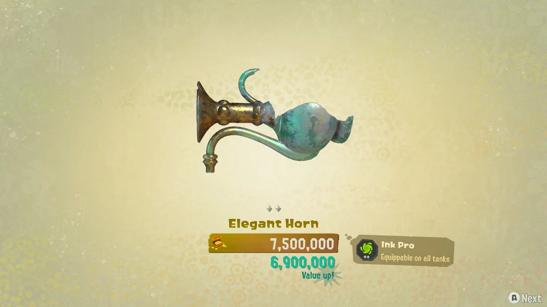Splatoon Raiders screenshot showing a weapon unlock